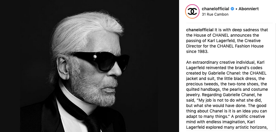 Farewell Karl!