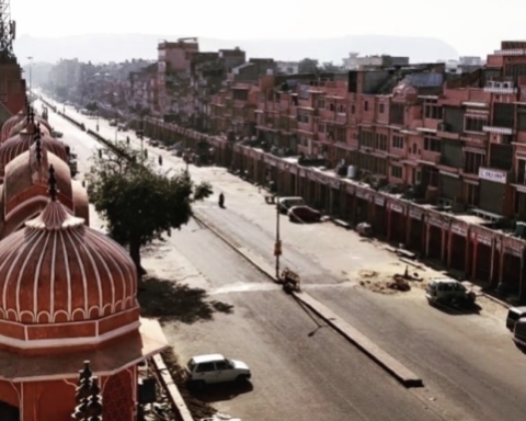 Jaipur Indien im März 2020 Lockdown