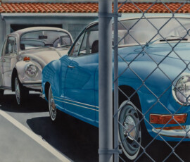Don Eddy, Private Parking III, 1971, Acryl auf Leinwand, 121,9 x 167,6 cm, Waddington Custot, London, Paris, Dubai © Don Eddy, 2026, Foto: Waddington Custot