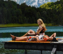 Johannes Müller-Franken, Ferchensee, 2010, Öl auf Leinwand, 95 x 100 cm, Privatsammlung © VG Bild-Kunst, Bonn 2026, Foto: Johannes Müller-Franken